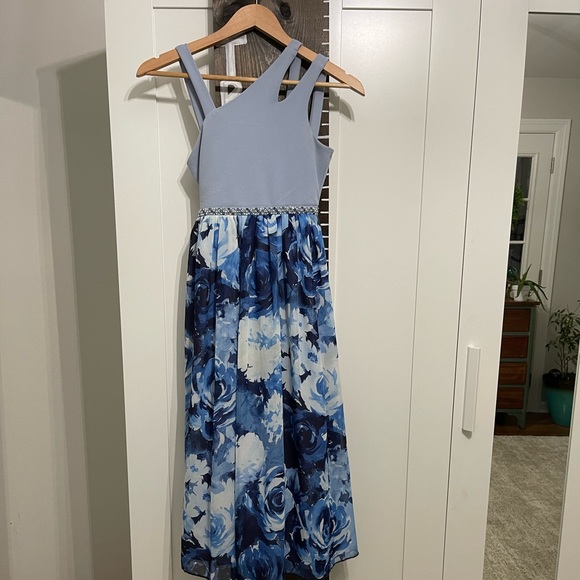 Xtraordinary Dress Blue from Dillards. Worn once and no stains or tears. - Picture 5 of 5